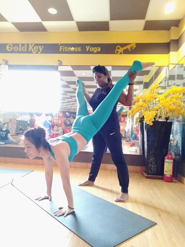 Phòng tập Yoga tại Gold Key Fitness